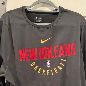 Nike Black New Orleans Basketball Crewneck